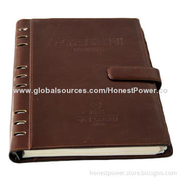 Organizer with Calendar Diary Planner, Loose-leaf Binding, Customized Sizes and Designs Accepted
